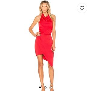 Revolve Camo Dress in Red x ELLIATT